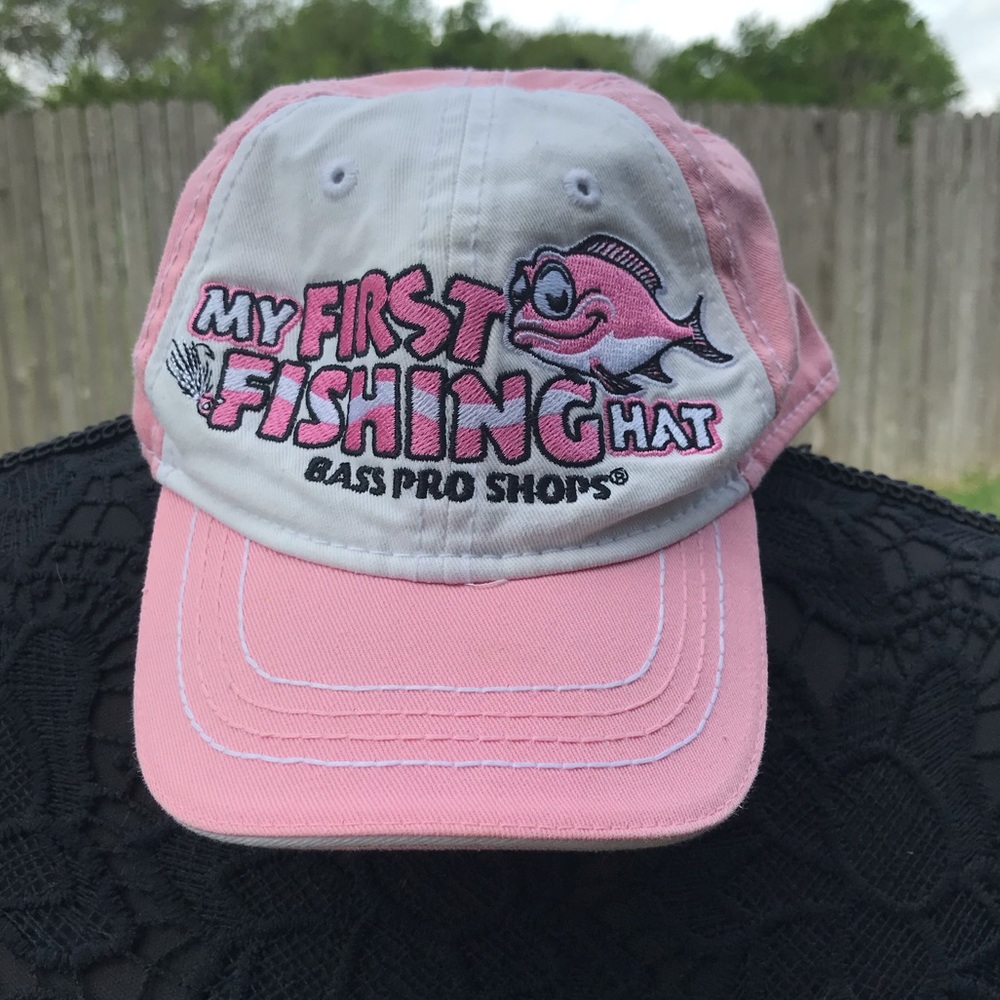 Bass Pro fishing hat toddler girls baseball hat